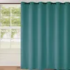 Image de Rideau occultant uni grande largeur Bleu Canard 240x260 cm