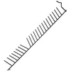 Image de Tige rabattable panier inférieur dorigine Lave-vaisselle 00668360 668360 SIEMENS BOSCH NEFF VIVA CONSTRUCTA JUNKER BALAY PR