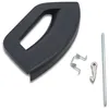 Image de Poignée hublot - INDESIT - Gris - Compatible ARISTON HOTPOINT WHIRLPOOL BAUKNECHT