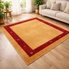 Image de tapis salon 120x180 tissé beige rectangle motif simple CHOBAY 5