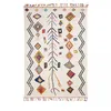 Image de Tapis berbère 160x230 tissé motif ethnic LYN5 OURIKA E ivoire