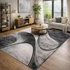 Image de tapis salon 120x170 tissé gris rectangle motif géométrique LYN8 MADILA