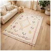 Image de Tapis berbère 40x60 tissé motif ethnic LYN5 JADIDA crème