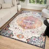 Image de Tapis Vintage Oriental 120x170 cm - LYN3 MED - Couleur : multicolore rouge beige bleu