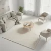 Image de Tapis salon DEMILU 80x150 cm Crème - Tapis Entrée doux et soyeux
