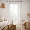 Image de Voilage Fantaisie à 3 Armures Blanc 140x260 cm