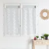Image de Modulable maille motif feuille Blanc 60x180 cm