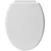 Image de ABATTANT WC PP 18 POUCES ATTACHES PLASTIQUES - BLANC - Tendance