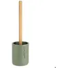 Image de Brosse Wc Polyresine - Kaki/bambou - TENDANCE