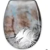 Image de Abattant WC 18 pouces - Thermodur avec Attaches Plastiques - Tendance - Divine