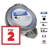 Image de 2 blisters fil débroussailleuse Rond 35 mm x 9 m Titanium Power