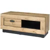 Image de Meuble tv MALAGA petit modèle. Idéal pour votre salon. Look moderne et tendance type industriel bois et métal.