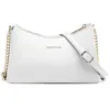 Image de Sac Bandoulière - David Jones - Petit Sac Épaule Femme - Similicuir PU - 3 Compartiments - Blanc