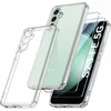 Image de Coque Pour Samsung Galaxy S23 FE Silicone Transparente Angles Renforces + 2 Verres Trempes Little Boutik©