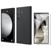 Image de Coque Pour Samsung Galaxy S24 Ultra Silicone Noir + Verre Trempe Little Boutik©