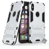 Image de Coque rigide anti choc pour Apple iPhone XS + film ecran - ARGENT