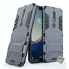 Image de Coque rigide anti choc pour Nokia 6.1 Plus (2019) + film ecran - BLEU FONCE