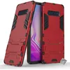 Image de Coque rigide anti choc pour Samsung Galaxy S10+ Plus + film ecran - ROUGE