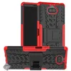Image de Coque rigide anti choc pour Sony Xperia 10 Plus + film ecran - ROUGE