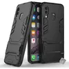 Image de Coque rigide anti choc pour Samsung Galaxy A40 + verre trempe - NOIR