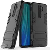 Image de Coque rigide anti choc pour Xiaomi Redmi Note 8 Pro + verre trempe - NOIR