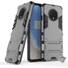 Image de Coque rigide anti choc pour OnePlus 7T + film ecran - GRIS