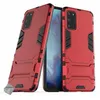 Image de Coque rigide anti choc pour Samsung Galaxy S20 + verre trempe - ROUGE