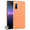 Image de Coque rigide simili cuir crocodile pour Sony Xperia 10 II + film ecran - ORANGE