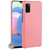 Image de Coque rigide simili cuir crocodile pour Samsung Galaxy A41 + film ecran - ROSE