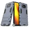 Image de Coque rigide anti choc pour Xiaomi Poco X3 NFC + film ecran - BLEU FONCE