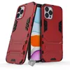 Image de Coque rigide anti choc pour Apple iPhone 12 Pro Max + film ecran - ROUGE