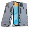 Image de Coque rigide anti choc pour Oppo A15 + film ecran - BLEU FONCE