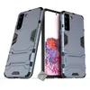 Image de Coque rigide anti choc pour Samsung Galaxy S21 5G + film ecran - BLEU FONCE
