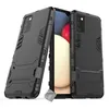 Image de Coque rigide anti choc pour Samsung Galaxy A02s + film ecran - NOIR