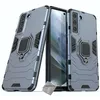 Image de Coque rigide anti choc pour Samsung Galaxy S21 FE 5G + film ecran - BLEU FONCE