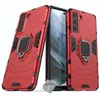 Image de Coque rigide anti choc pour Samsung Galaxy S21 FE 5G + film ecran - ROUGE