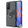 Image de Coque rigide anti choc pour Xiaomi Redmi Note 11 Pro 4G / 5G + verre trempe - NOIR