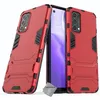 Image de Coque rigide anti choc pour Oppo Find X3 Lite / Realme GT Master Edition + verre trempe - ROUGE