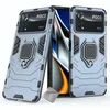 Image de Coque rigide anti choc pour Xiaomi Poco X4 Pro 5G + film ecran - BLEU FONCE