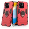 Image de Coque rigide anti choc pour Xiaomi Redmi 10C + film ecran - ROUGE