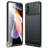 Image de Coque pour Xiaomi Poco X4 Pro 5G - housse etui silicone gel carbone + verre trempe - NOIR