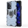 Image de Coque pour Xiaomi Poco X5 Pro 5G / Redmi Note 12 Pro 5G - housse etui rigide anti choc + verre trempe - BLEU FONCE