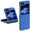 Image de Coque pour Samsung Galaxy Z Flip 5 5G - housse etui rigide avant et arriere - BLEU FONCE