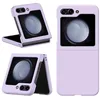 Image de Coque pour Samsung Galaxy Z Flip 5 5G - housse etui rigide avant et arriere - MAUVE