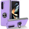 Image de Coque pour Samsung Galaxy Z Fold 5 5G - housse etui rigide bague anti choc magnetique - MAUVE