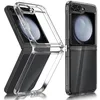Image de Coque pour Samsung Galaxy Z Flip 5 5G - housse etui rigide avant et arriere - TRANSPARENT