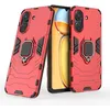 Image de Coque pour Xiaomi Redmi 13C / Poco C65 / Poco M6 5G - housse etui rigide anti choc + verre trempe - ROUGE