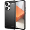 Image de Coque pour Xiaomi Redmi Note 13 Pro+ Plus 5G - housse etui silicone gel carbone + film ecran - NOIR