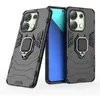 Image de Coque pour Xiaomi Redmi Note 13 4G - housse etui rigide anti choc + verre trempe - NOIR