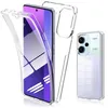 Image de Coque pour Xiaomi Redmi Note 13 Pro+ Plus 5G - housse etui silicone gel fine 360 integrale (avant et arriere) + film ecran - TRANSPA
